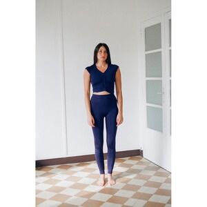 Prism² Blue Activewear Pants Sz 1 Made in Italy Aesthetic